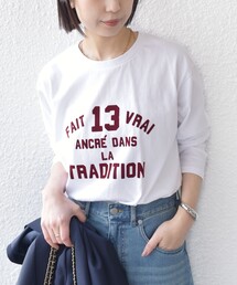 【WEB限定】〈洗濯機可能〉フロッキー ロゴ TEE（ロンT）◇