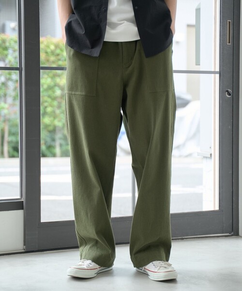 coen(コーエン)の「楽シェフリラックスパンツ【ストレッチ / インフルエンサー紹介アイテム】(その他パンツ・メンズ・オフホワイト/ブラック/オリーブ・S/M/L/XL)」の15枚目の写真