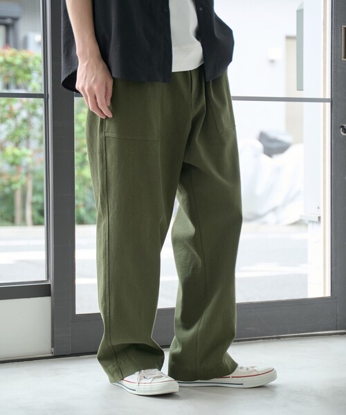 coen(コーエン)の「楽シェフリラックスパンツ【ストレッチ / インフルエンサー紹介アイテム】(その他パンツ・メンズ・オフホワイト/ブラック/オリーブ・S/M/L/XL)」の14枚目の写真