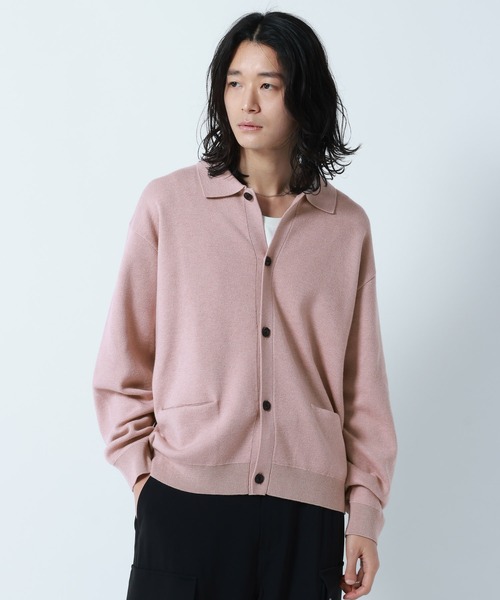 RAGEBLUE(レイジブルー)の「【Washable】Knit Shirt Cardigan/ニットシャツカーデ(ニット/セーター・メンズ・グレー系その他/ライトブルー/ブラック/その他22/ベージュ系その他2・LARGE/MEDIUM)」の12枚目の写真