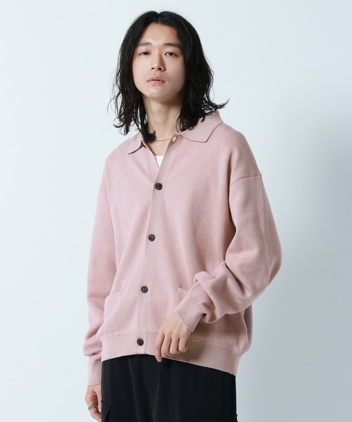 RAGEBLUE(レイジブルー)の「【Washable】Knit Shirt Cardigan/ニットシャツカーデ(ニット/セーター・メンズ・グレー系その他/ライトブルー/ブラック/その他22/ベージュ系その他2・LARGE/MEDIUM)」の13枚目の写真