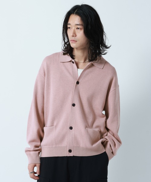RAGEBLUE(レイジブルー)の「【Washable】Knit Shirt Cardigan/ニットシャツカーデ(ニット/セーター・メンズ・グレー系その他/ライトブルー/ブラック/その他22/ベージュ系その他2・LARGE/MEDIUM)」の14枚目の写真