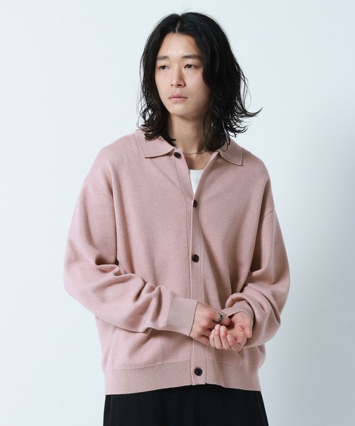 RAGEBLUE(レイジブルー)の「【Washable】Knit Shirt Cardigan/ニットシャツカーデ(ニット/セーター・メンズ・グレー系その他/ライトブルー/ブラック/その他22/ベージュ系その他2・LARGE/MEDIUM)」の15枚目の写真