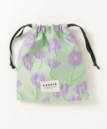 Per sist ence（パーシエンス）の「モコモコフラワージャガード 巾着ポーチ（ポーチ）」