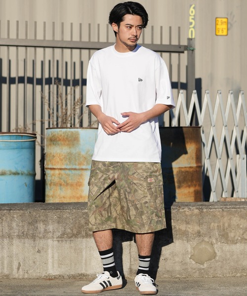 NEW ERA(ニューエラ)の「【ムラサキスポーツ別注】NEW ERA/ニューエラ 半袖 Tシャツ バックプリント 15159351/15159352/15159353(Tシャツ/カットソー・メンズ・ブラック/ストーン/ホワイト・L/M/XL)」の6枚目の写真