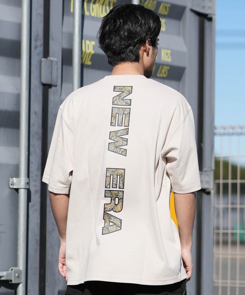 NEW ERA(ニューエラ)の「【ムラサキスポーツ別注】NEW ERA/ニューエラ 半袖 Tシャツ バックプリント 15159351/15159352/15159353(Tシャツ/カットソー・メンズ・ブラック/ストーン/ホワイト・L/M/XL)」の11枚目の写真
