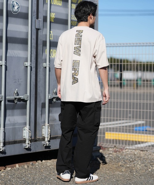 NEW ERA(ニューエラ)の「【ムラサキスポーツ別注】NEW ERA/ニューエラ 半袖 Tシャツ バックプリント 15159351/15159352/15159353(Tシャツ/カットソー・メンズ・ブラック/ストーン/ホワイト・L/M/XL)」の13枚目の写真