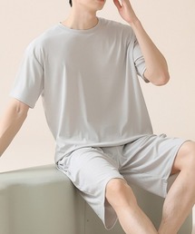 Fun & Daily（ファンアンドデイリー）の「F&D : アイスシルク・ルームウェアセットアップ（上下セット）（ルームウェア/パジャマ）」