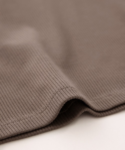 ROPE' PICNIC（ロペピクニック）の「シアードッキングリブタンクトップ（タンクトップ・レディース・ブラック/ホワイト/ブラウン・FREE）」の10枚目の写真