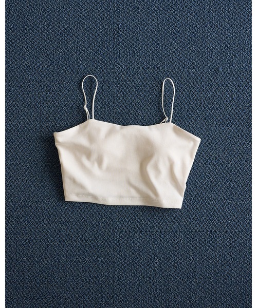 anuke（アンヌーク）の「Padin Half Camisole（キャミソール・レディース・ホワイト/ブラウン/ブラック・FREE）」の12枚目の写真