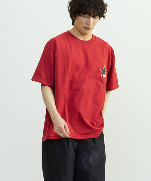 CONVERSE TOKYO（コンバーストウキョウ）の「CIRCLE FLOWER LOGO TEE（Tシャツ/カットソー・レディース・レッド/ホワイト/ブラック・SMALL/MEDIUM）」の17枚目の写真