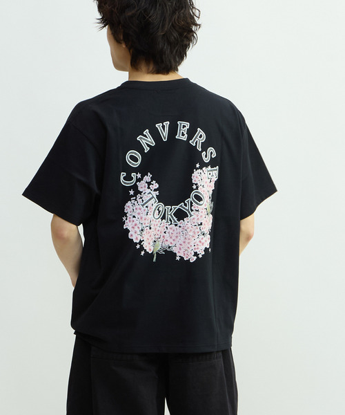 CONVERSE TOKYO（コンバーストウキョウ）の「CIRCLE FLOWER LOGO TEE（Tシャツ/カットソー・レディース・レッド/ホワイト/ブラック・SMALL/MEDIUM）」の19枚目の写真