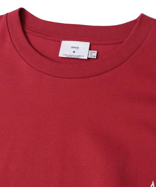 CONVERSE TOKYO（コンバーストウキョウ）の「CIRCLE FLOWER LOGO TEE（Tシャツ/カットソー・レディース・レッド/ホワイト/ブラック・SMALL/MEDIUM）」の9枚目の写真