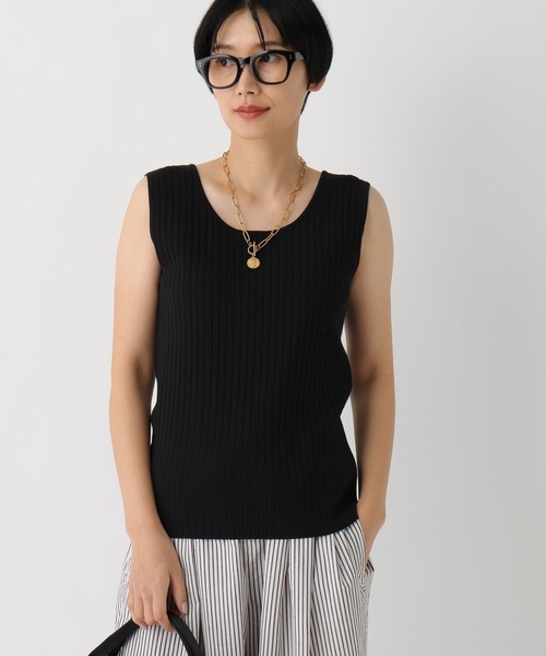 Elura（エルーラ）の「サマープロテクトタンク/659659（タンクトップ・レディース・グレイッシュベージュ/ブラック/ダークブラウン/ホワイト・FREE）」の6枚目の写真