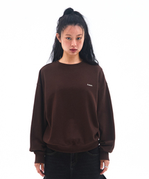 BASIC SMALL LOGO SWEATSHIRT BROWN
