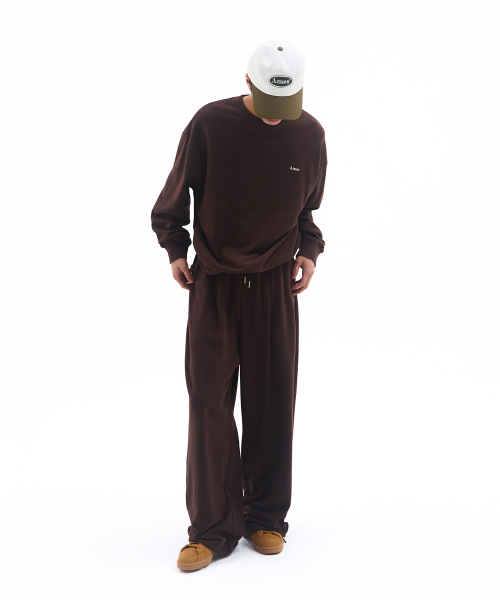 AMESWORLDWIDE（アメスワールドワイド）の「BASIC SMALL LOGO SWEATSHIRT BROWN（スウェット・レディース・その他・LARGE/MEDIUM/SMALL）」の6枚目の写真