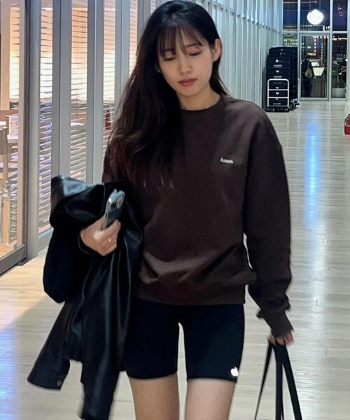 AMESWORLDWIDE（アメスワールドワイド）の「BASIC SMALL LOGO SWEATSHIRT BROWN（スウェット・レディース・その他・LARGE/MEDIUM/SMALL）」の12枚目の写真