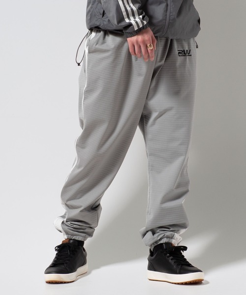 BAYBLO(ベイブロ)の「(SA) リップストップ 切替配色 トラックパンツ(チノパンツ・メンズ・グレー/ブラック・M/L/LL)」の2枚目の写真