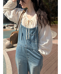 LENINA（レニーナ）の「SIMEEZ overall denim pants_BLUE（サロペット/オーバーオール）」