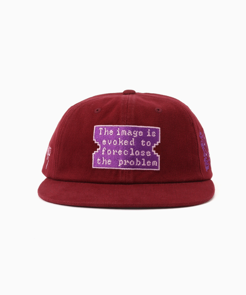 C.E（シーイー）の「C.E / シーイー cavempt EVOKED TO FORECLOSE CAP（キャップ・メンズ・ベージュ/ボルドー・FREE）」の3枚目の写真