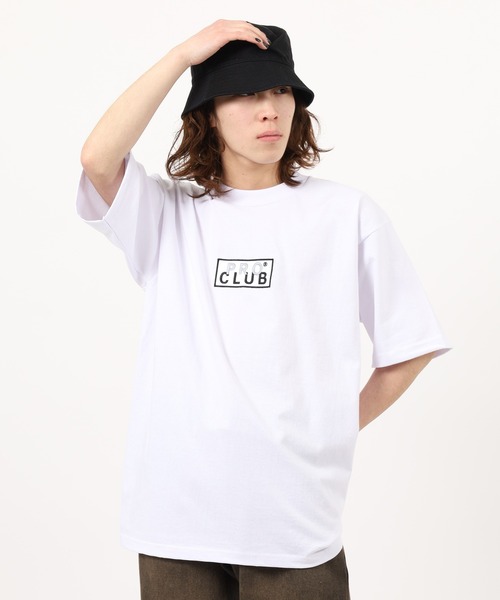 PRO CLUB (プロクラブ)の「PRO CLUB BOX LOGO TEE ボックスロゴワッペン ヘビーウェイト半袖Tシャツ(Tシャツ/カットソー・メンズ・ブラック/ホワイト/ネイビー/カーキ/ヘザーグレー・L/M/S/2XL/XL/3XL)」の2枚目の写真
