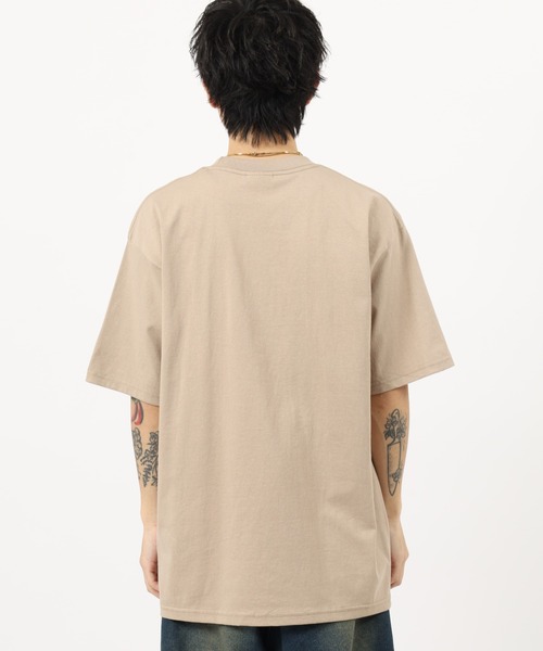 PRO CLUB (プロクラブ)の「PRO CLUB BOX LOGO TEE ボックスロゴワッペン ヘビーウェイト半袖Tシャツ(Tシャツ/カットソー・メンズ・ブラック/ホワイト/ネイビー/カーキ/ヘザーグレー・L/M/S/2XL/XL/3XL)」の20枚目の写真