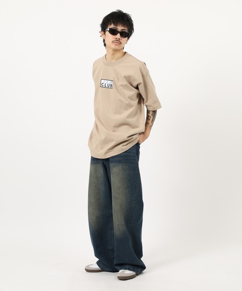 PRO CLUB (プロクラブ)の「PRO CLUB BOX LOGO TEE ボックスロゴワッペン ヘビーウェイト半袖Tシャツ(Tシャツ/カットソー・メンズ・ブラック/ホワイト/ネイビー/カーキ/ヘザーグレー・L/M/S/2XL/XL/3XL)」の11枚目の写真
