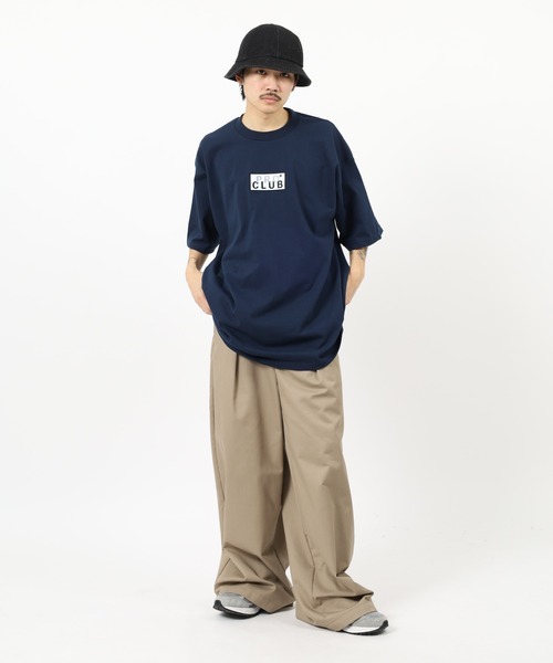 PRO CLUB (プロクラブ)の「PRO CLUB BOX LOGO TEE ボックスロゴワッペン ヘビーウェイト半袖Tシャツ(Tシャツ/カットソー・メンズ・ブラック/ホワイト/ネイビー/カーキ/ヘザーグレー・L/M/S/2XL/XL/3XL)」の16枚目の写真