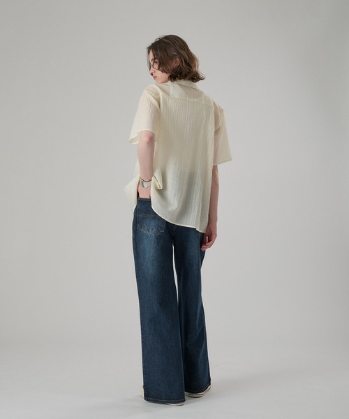 ONCILY(オンシェリー)の「SLIM STRAIGHT DENIM PANTS / スリムストレートデニムパンツ(デニムパンツ・メンズ・ライトブルー/インディゴブルー・SMALL/MEDIUM/LARGE)」の12枚目の写真