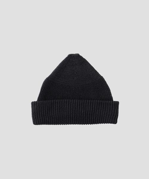 マーガレットハウエル 未使用 カシミヤ ニットビーニー タグ付き MARGARET HOWELL（マーガレットハウエル）の「MERINO CASHMERE（ニット