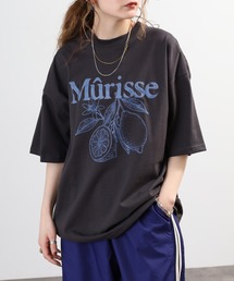 CVC WIDE Crew Neck T-Shirt ステッチ刺繍&レモングラフィックT 半袖
