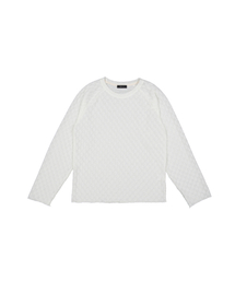 クランブルレースTシャツ(アイボリー)