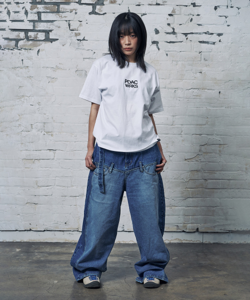 PEID(ペイド)の「PD PDAC半袖Tシャツ ホワイト(Tシャツ/カットソー・レディース・ホワイト・2/3/4/5/6/1)」の3枚目の写真