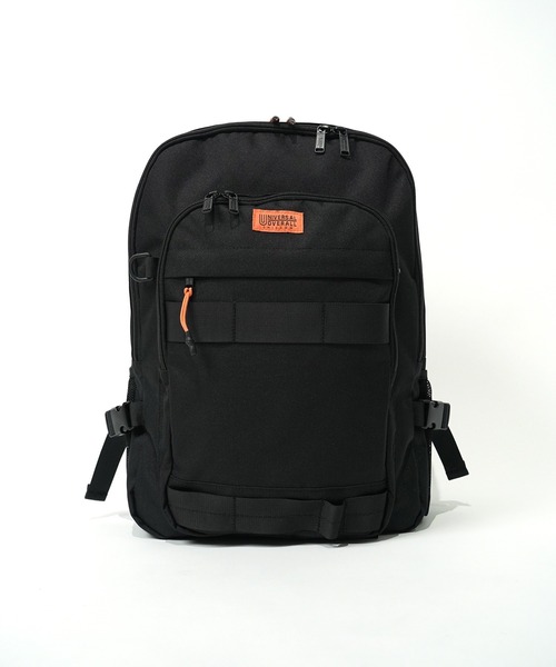 UNIVERSAL OVERALL（ユニバーサルオーバーオール）の「"07"≪UNIVERSAL OVERALL≫7ポケット/30L カラビナキーポルダー付き バックパック（バックパック/リュック・メンズ・ブラック・ONE SIZE）」の6枚目の写真