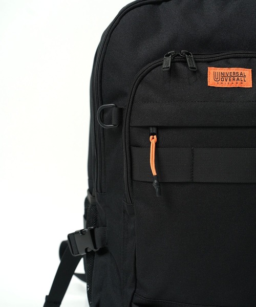 UNIVERSAL OVERALL（ユニバーサルオーバーオール）の「"07"≪UNIVERSAL OVERALL≫7ポケット/30L カラビナキーポルダー付き バックパック（バックパック/リュック・メンズ・ブラック・ONE SIZE）」の14枚目の写真