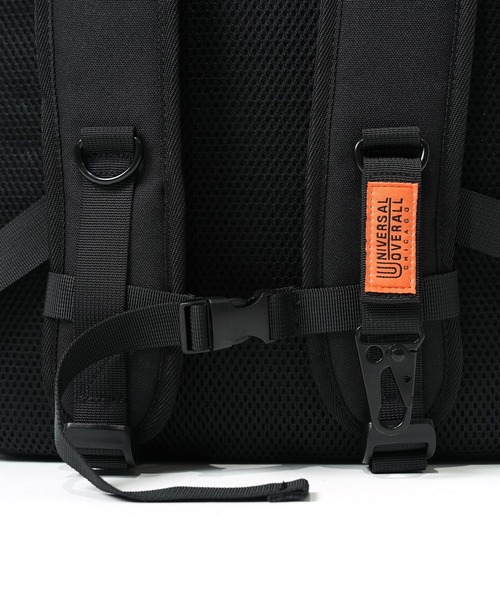 UNIVERSAL OVERALL（ユニバーサルオーバーオール）の「"07"≪UNIVERSAL OVERALL≫7ポケット/30L カラビナキーポルダー付き バックパック（バックパック/リュック・メンズ・ブラック・ONE SIZE）」の18枚目の写真