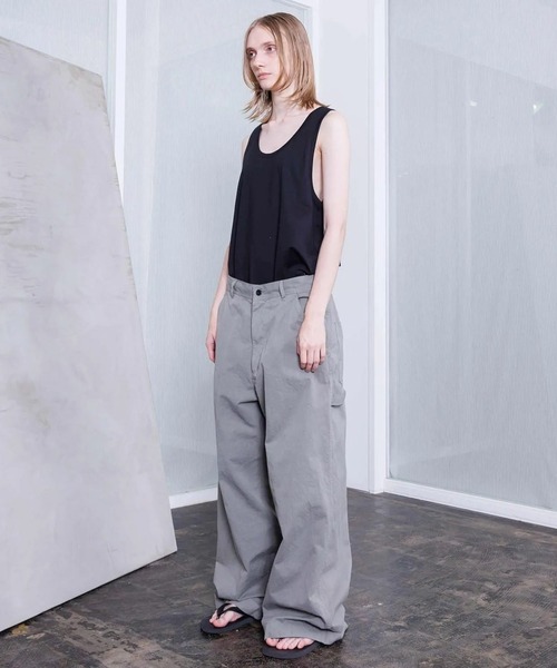VOAAOV(ヴォアーブ)の「【VOAAOV】WEATHER CLOTH GARMANT DYE(その他パンツ・メンズ・チャコールグレー/ブラック/オリーブ/ネイビー・1/2)」の15枚目の写真
