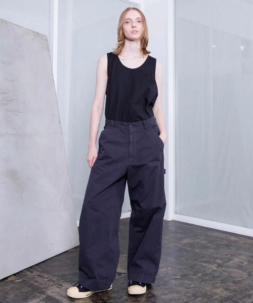 VOAAOV(ヴォアーブ)の「【VOAAOV】WEATHER CLOTH GARMANT DYE(その他パンツ・メンズ・チャコールグレー/ブラック/オリーブ/ネイビー・1/2)」の11枚目の写真
