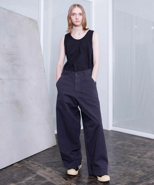 VOAAOV(ヴォアーブ)の「【VOAAOV】WEATHER CLOTH GARMANT DYE(その他パンツ・メンズ・チャコールグレー/ブラック/オリーブ/ネイビー・1/2)」の9枚目の写真