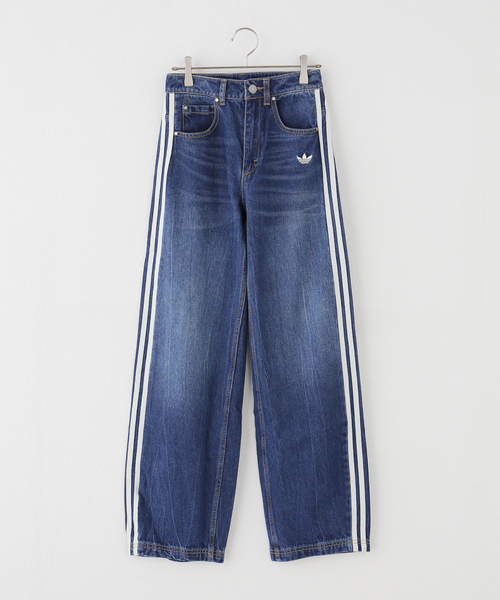 adidas Originals(アディダスオリジナルス)の「adidas originals / アディダス オリジナルス VINTAGE DAD JEANS(デニムパンツ・レディース・ネイビー/ブルー・SMALL/MEDIUM)」の2枚目の写真