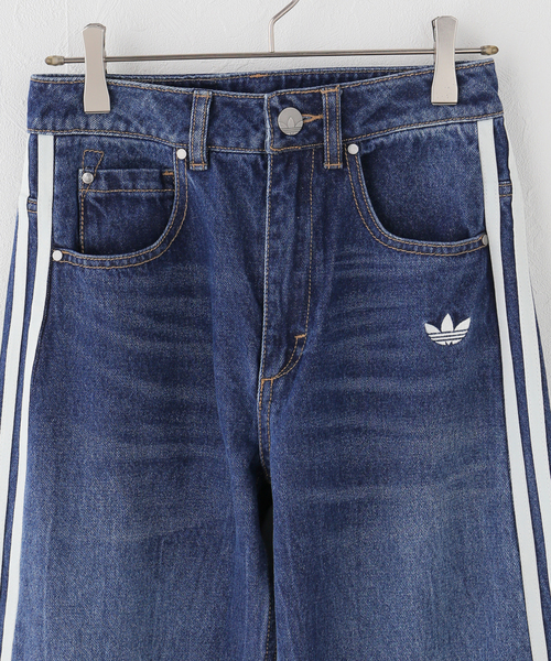 adidas Originals(アディダスオリジナルス)の「adidas originals / アディダス オリジナルス VINTAGE DAD JEANS(デニムパンツ・レディース・ネイビー/ブルー・SMALL/MEDIUM)」の5枚目の写真