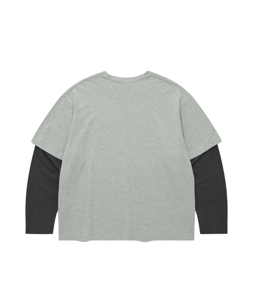 COVERNAT（カバーナット）の「アーチロゴレイヤードロングスリーブメランジグレー（Tシャツ/カットソー・メンズ・その他・SMALL/MEDIUM/LARGE/X-LARGE）」の3枚目の写真
