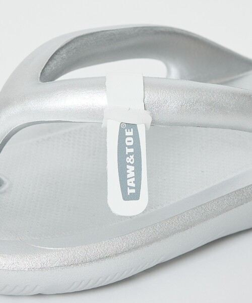TAW&TOE（トーアンドトー）の「【TAW&TOE/トーアンドトー】ZEROVITY Flip Flop2/リカバリーサンダル/MUSINSA ムシンサ /ユニセックス（サンダル・メンズ・ブラック系その他/シルバー・26/27/28）」の6枚目の写真