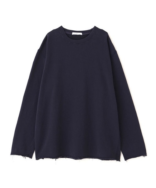 ETRE TOKYO（エトレトウキョウ）の「カットオフソフトスウェットシャツ（スウェット・レディース・グレー/ホワイト/ネイビー・FREE）」の17枚目の写真