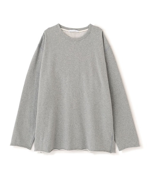 ETRE TOKYO（エトレトウキョウ）の「カットオフソフトスウェットシャツ（スウェット・レディース・グレー/ホワイト/ネイビー・FREE）」の21枚目の写真