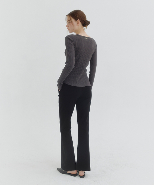 MICANE(ミケーネ)の「ブリナセミフレアスラックス(スラックス・レディース・ブラック・MEDIUM/LARGE/X-LARGE/SMALL/XX-LARGE/X-SMALL)」の5枚目の写真