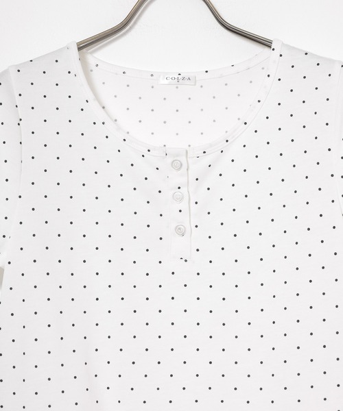 Honeys(ハニーズ)の「裾フリルヘンリートップス(Tシャツ/カットソー・レディース・ホワイト系その他/グレー系その他/ピンク系その他/ネイビー系・L/M/S)」の15枚目の写真