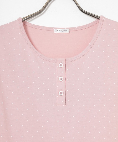 Honeys(ハニーズ)の「裾フリルヘンリートップス(Tシャツ/カットソー・レディース・ホワイト系その他/グレー系その他/ピンク系その他/ネイビー系・L/M/S)」の19枚目の写真