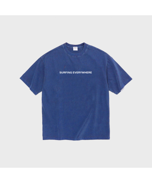 BETTER THAN SURF（ベターザンサーフ）の「PARADISE PIGMENT TEE - VIOLET BLUE（Tシャツ/カットソー・メンズ・その他・LARGE/MEDIUM/SMALL）」の2枚目の写真