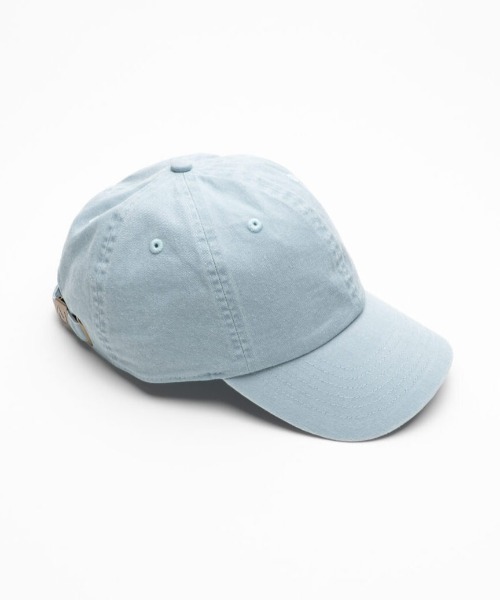 newhattan（ニューハッタン）の「【newhattan】Pigment Dyed Baseball Cap（キャップ・メンズ・ベージュ/バーガンディー/ブルー/ブラック/ライトブルー/サックスブルー/ライラック/スモークピンク・フリー）」の3枚目の写真